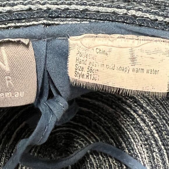 Rigon Headwear Women's Foldable Travel Packable Floppy Wide Brim Straw Sun Hat - Picture 7 of 8